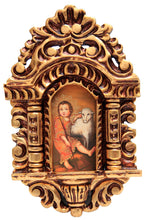 Load image into Gallery viewer, Little Saint John Colonial Cuzco Peru Handmade Wood Retablo Art Oil Painting