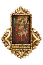 Load image into Gallery viewer, Archangel Michael Colonial Peru Handmade Retablo Religious Handcarved Altarpiece